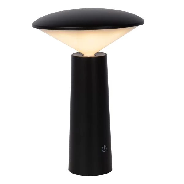 Lucide JIVE - Rechargeable Table lamp Outdoor - Battery - Ø 13,7 cm - LED Dim. - 1x4W 6500K - IP44 - 3 StepDim - Black - detail 3